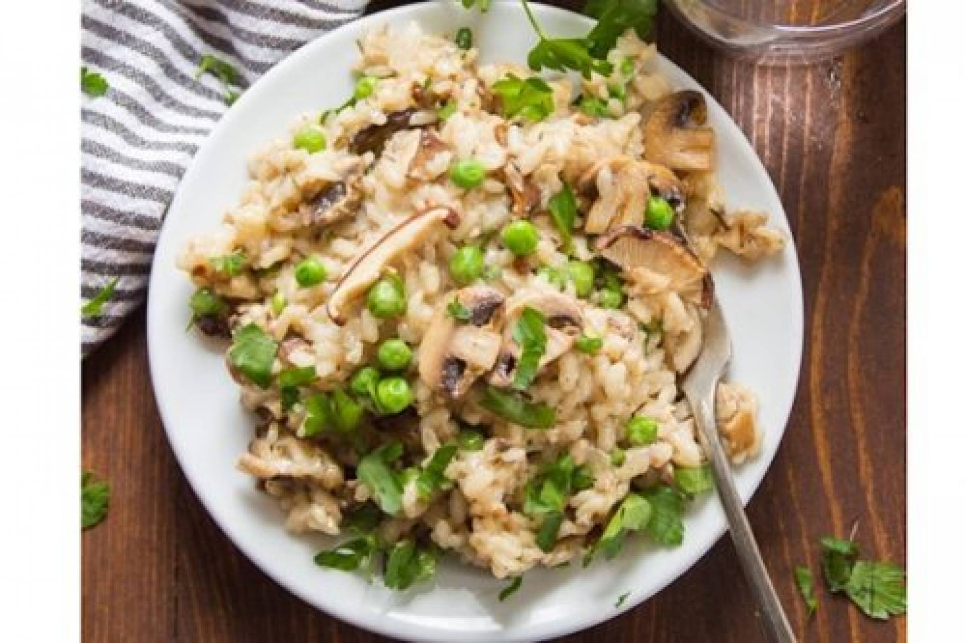 VEGETARIAN Mushroom Truffle Risotto