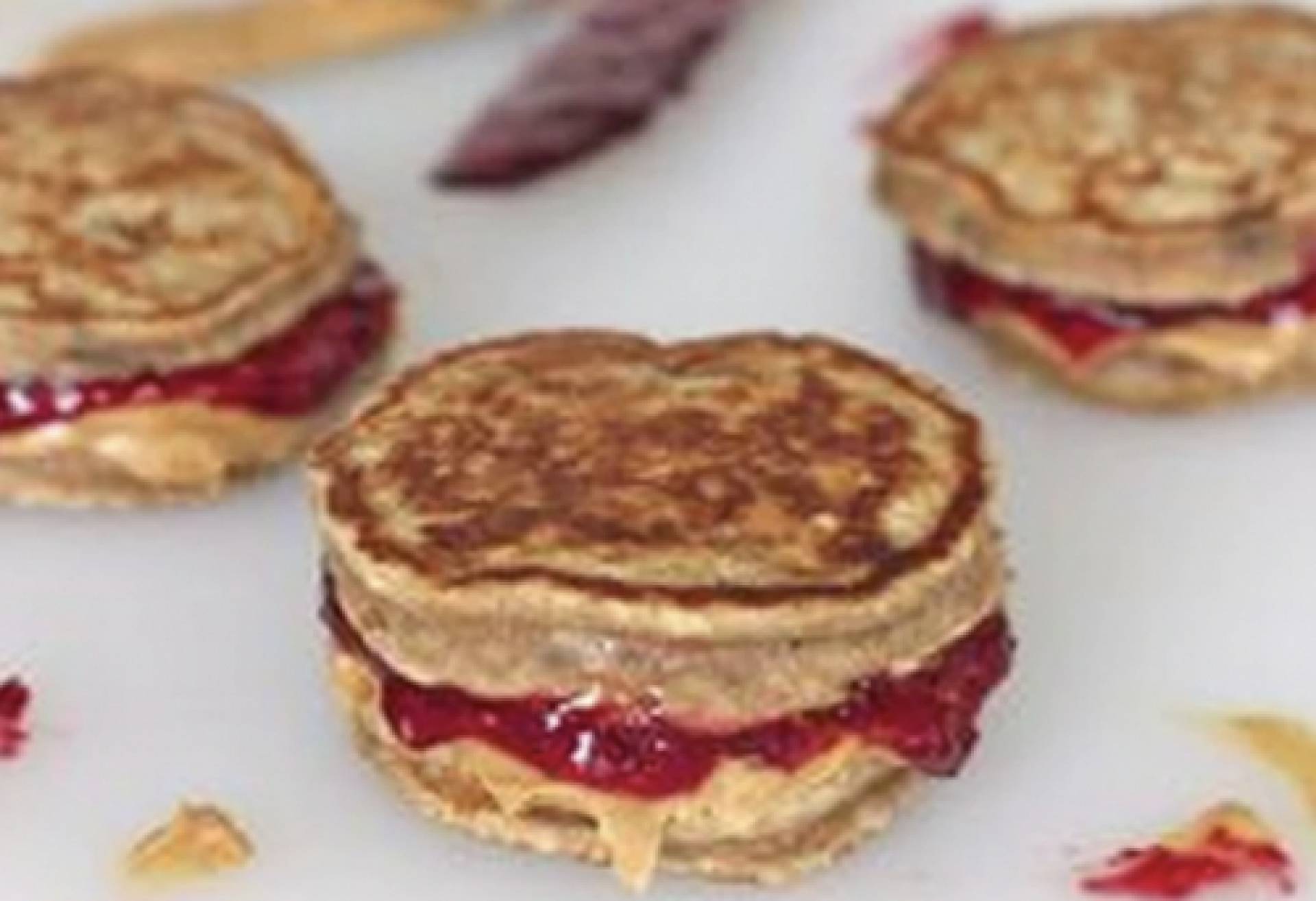 KIDS Peanut Butter and Jelly Pancake Sandwiches***