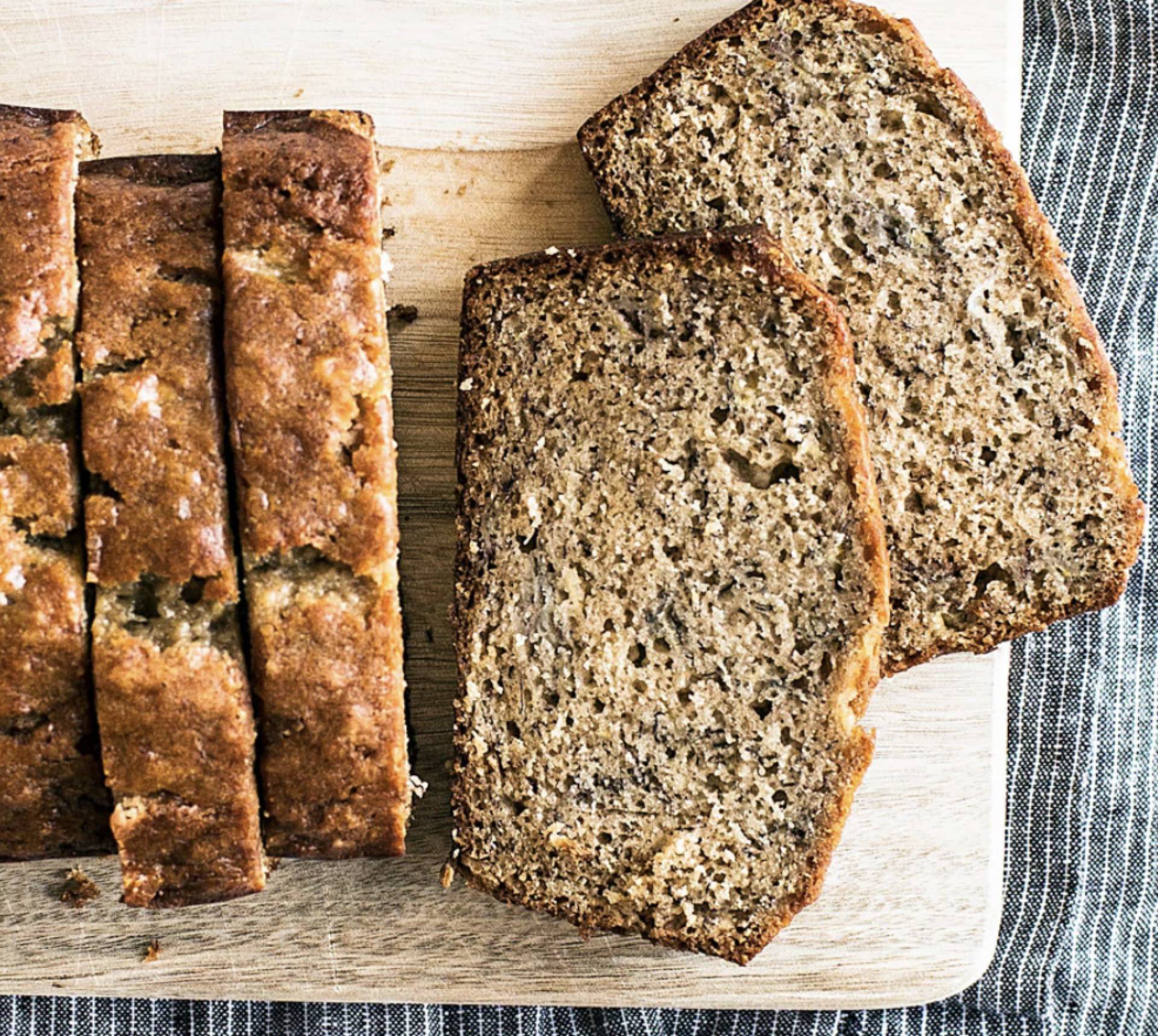 Banana Bread with Fresh Fruit