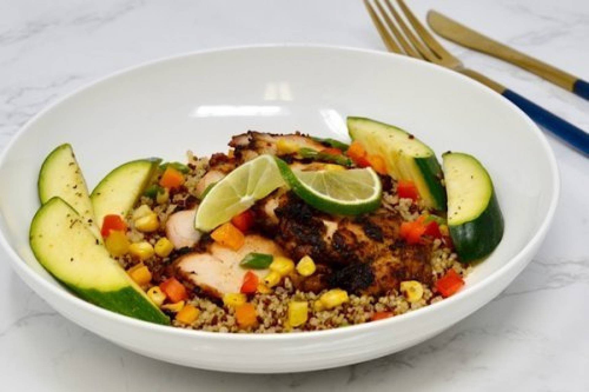 Smoked Mesquite Chicken with Quinoa