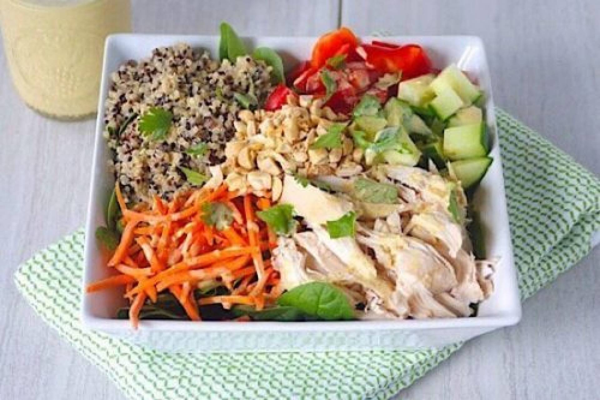 Coconut Shredded Chicken Bowl