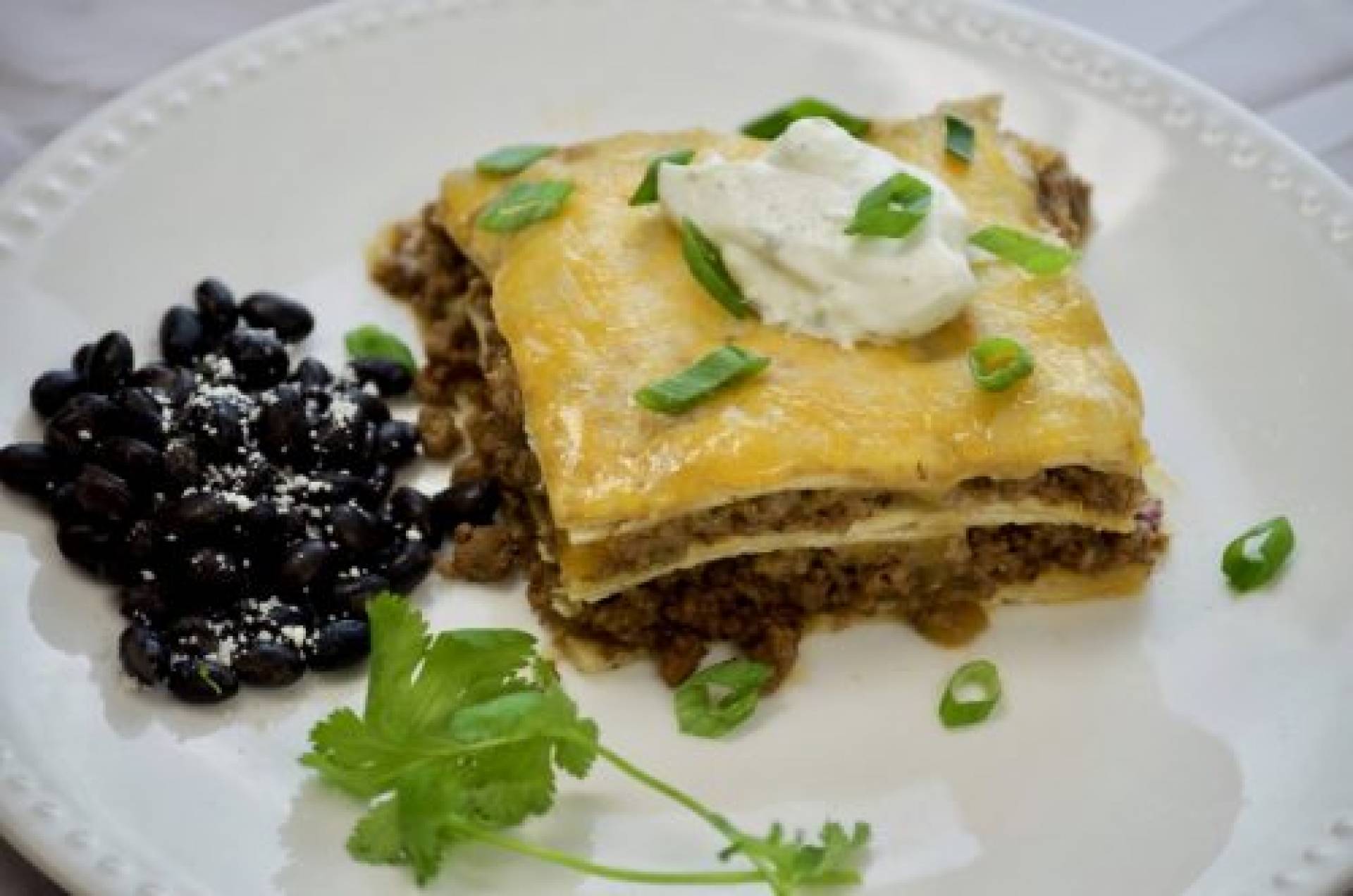 Ground Beef Enchilada Casserole